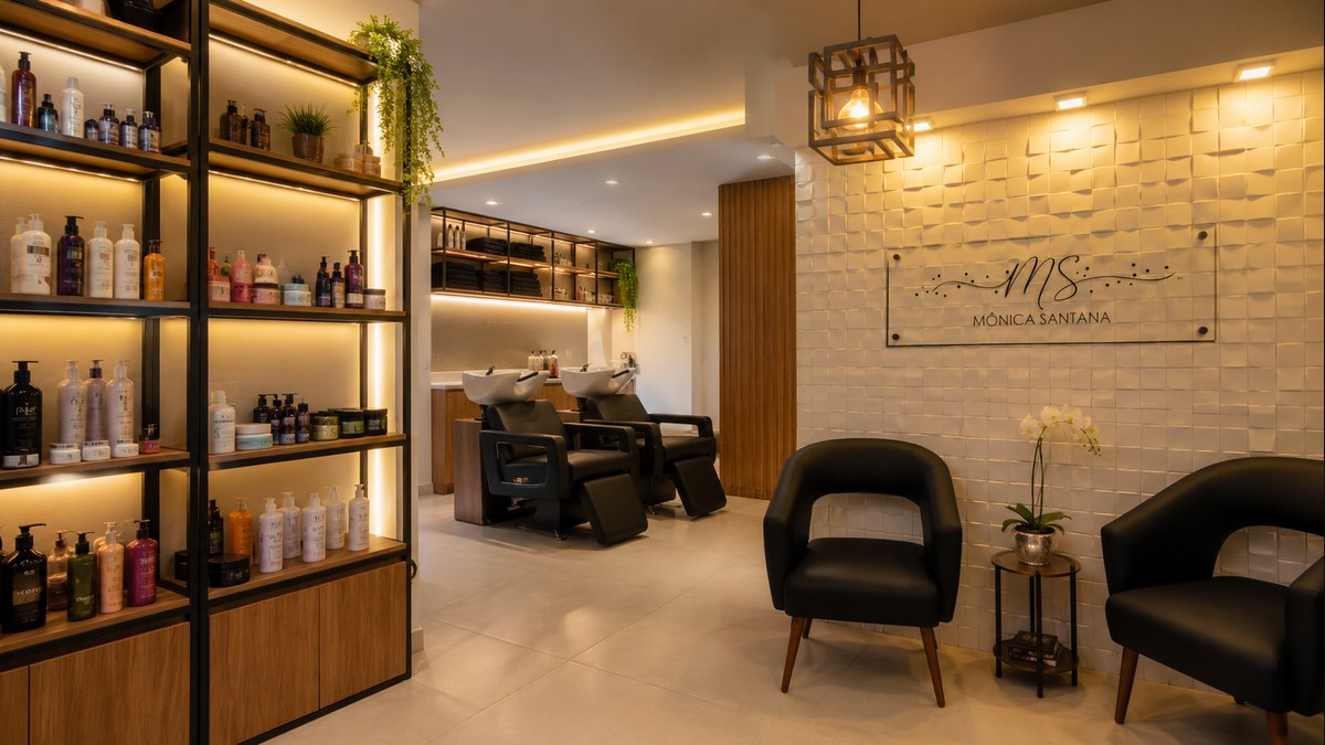Cartão digital premium MÔNICA SANTANA HAIR DESIGN